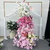 Nuevo Arco de Hierro para Bodas Soporte de Flores Forma de Cuerno Puerta Decoración de Boda al Aire Libre Arco Decoración de Fondo de Boda