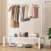 Nuevo Modelo Rejilla Lateral de Extra Grosor y Gran Capacidad, Perchero de Pie para Uso Doméstico, Perchero para Ropa de Dormitorio