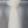 Véu de Renda Branco Puro Tecido de Malha de Gaze Névoa de Fada Tecido para Vestuário Tule Transparente Macio Artesanal DIY