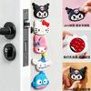 Dibujo Animado Estéreo Sanrio Goma Suave Almohadilla Anticolisión Manija Trasera de Puerta Pegatina Anticolisión Amortiguador Almohadilla Silenciosa Pegatina Decorativa Linda