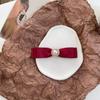 Elegante Retro Estilo Princesa Estilo Francés Pinza Superior Lazo de Tela Perla de Imitación Elegante Estilo Coreano Dulce Flequillo Lateral Pinza para Oreja
