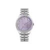 Reloj Vivian Rose Powder Reloj Rosa Oscuro Occidental Reloj de Cuarzo Saturno Banda de Acero Reloj para Mujer Pequeño Azul V Pequeño Reloj Dorado