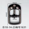 Diâmetro Interno 10mm Fivela Japonesa Outras Formas Sapatos de Couro Vazados de Verão Femininos Fivela de Sapato Fivela de Pino Flor de Sapato Roupas Acessórios de Bagagem