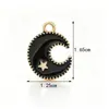 Acessórios para Joias DIY do Fabricante Brincos de Estrela Pentagrama Brincos de Planeta Pequeno Lua Pingente de Pulseira Chaveiro
