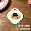 Presilha de Cabelo Original Comida Gato Desenho Animado Gatinho Preto Fofo Presilha Bico de Pato Presilha Lateral Presilha Franja Acessórios de Cabelo Adereços de Cabeça Presente