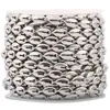 Cadena de Frijol Oval Hueco Acero Inoxidable Cadena DIY Accesorios para Collares Pulseras Material Cadena Accesorios de Moda