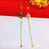 Vietnam arena Oro nuevo dos pulsera de gema artificial chapada en oro moda ambiente de moda puede ser Joyería al por mayor