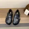 Sapatos Mocassins Femininos Estilo Britânico com Fivela, Quentes de Inverno com Forro de Lã, Planos, Couro Macio, Retro, Slip-On