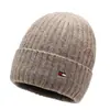 Nuevo Gorro de Invierno Tejido Aoteng para Hombre, Forro de Felpa, Gorro de Lana Engrosado y Cálido, Gorro para Protección de Orejas a Prueba de Frío para Ciclismo al Aire Libre