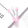 Mini Pincel de Labios de Silicona Transfronterizo Pincel para Lápiz Labial Mini Pincel para Mascarilla Labial Pincel para Brillo Labial Palito para Difuminar Pequeño Portátil Pincel para Principiantes