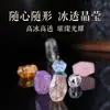 Cuentas de Cristal de Forma Irregular Pulsera DIY Enfilado Citrino Natural Cuarzo Rosa Cuentas Irregulares de Barril Cuentas para Pulsera