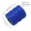 Cuerda de Cáñamo de Color 1.5mm/50M DIY Tejida a Mano Estilo Retro Clip para Fotos Etiqueta de Cuerda de Yute Accesorios