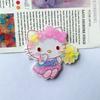 Nuevo Gran Hada de Flores Acrílica Sanrio Accesorios Broche DIY Parche de Dibujos Animados para Refrigerador Accesorios de Joyería DIY