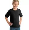 Camiseta de verão para crianças gola redonda acampamento ao ar livre secagem rápida respirável camiseta para rafting tecido tipo algodão 160g amigo da pele fábrica