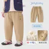 Calça Curva Infantil Jerry Baby 2026 Outono Novo Estilo Calça 100% Algodão para Meninos Calça Casual para Meninas Roupa de Outono para Bebê