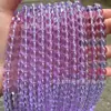 K9 Gelo Transparente Ametista Lavanda Vidro Contas Soltas Vidro Roxo Claro Altamente Transparente Contas Soltas Contas Artesanais Joias DIY