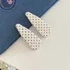 Grampo de Cabelo com Ponto Preto e Branco Estilo Coreano Grampo de Cabelo Acessórios de Cabelo Adereço de Cabeça Elegante Presilha Lateral Presilha para Franja Quebrada Novo Estilo 2025