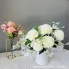 Ping Pong Crisântemo Buquê de Casamento Pequeno Arranjo de Flores Acessórios Flores Artificiais Flores de Comércio Exterior Transfronteiriço Decoração de Casa