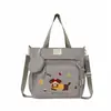 Nova Moda Bolsa de Mão Grande Capacidade Bolsa de Ombro Estilo Coreano Mori-kei Fofa Estudante Aula Escola Reforço Transversal Bolsa de Lona