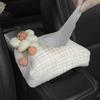 Caja de pañuelos estilo Chanel caja de reposabrazos para coche caja de pañuelos colgante para asiento creativa diosa coche caja de papel para coche