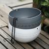 Meixuan Cesta Colgante Maceta de Plástico Colgante Estilo Chino Engrosada Creativa Verde Diaolan Bacín para Cerdo Autoabsorbente Hombre Perezoso