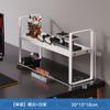 Estantería de escritorio, estantería de almacenamiento, mesa, estantería de almacenamiento para el hogar, escritorio de estudiante, estante pequeño, estante de gabinete simple de múltiples capas