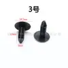 Cierre rápido de remache de presión con púas en forma de árbol de Navidad universal, clip para coche, clip de plástico para techo, revestimiento de maletero de nailon