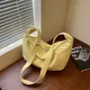 2026 Nueva Bolsa de Viaje para el Trabajo para Mujer, Bolso Cruzado Casual de Gran Capacidad, Bolso de Bollo Retro Americano, Bolso de Hombro Perezoso