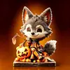 Adornos de Madera de Halloween Estilo Europeo y Americano, Decoraciones de Atmósfera Festiva, Adornos de Escritorio, Regalos Preferidos y Adornos Artesanales