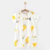 Ropa de una pieza de manga corta para bebé, Pijama de algodón fino para verano con aire acondicionado, Ropa de verano para bebé recién nacido niño y niña