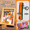 Kit de Artesanato DIY Bastão Torcido de Caqui para Feriados - Pequeno Presente DIY Buquê Premium de Flores de Caqui