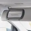 Protetor Solar de Carro Transfronteiriço com Espelho de Maquiagem Cravejado de Diamantes, Espelho de Visão no Carro, Protetor Solar para Carro, Espelho de Maquiagem para Passageiro, Acessório Universal