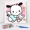 20*20 Pintura al Óleo Digital de Dibujos Animados de Anime Pintura Decorativa DIY para Colorear Hecha a Mano para Niños Stock Listo Pintura al Óleo Digital al por Mayor
