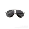 Óculos de Sol de Designer Luxuosos Masculinos e Femininos Estrelas Tendência Europeia e Americana Óculos de Sol Estilo Aviador Retrô Óculos de Moda 40180