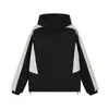 Chaqueta con Capucha Reversible de Estilo Joven para Hombre, Chaqueta Reversible de Moda con Bloques de Color de Corte Holgado, Ropa de Otoño de Moda Estilo Hong Kong