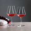 Copa de cristal artificial personalizada de fábrica, hecha a mano, para mapear al molde de muestra, conjunto personalizado con logotipo, copa de vino tinto