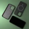 Funda de teléfono magnética líquida adecuada para Apple 17Promax, funda protectora anticaídas de alta gama para iPhone 16