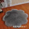 Alfombra Rellena Imitación Lana Australiana Felpudo para Ventana de Bahía Exhibición de Ventana de Dormitorio Sala de Estar Llena de Lindos Felpudos de Piso de Imitación de Lana junto a la Cama