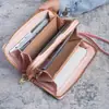 Billetera Nueva de Gran Capacidad para Mujer 2026, Bolso de Mano Largo Estilo Estudiante con Doble Cierre, Bolsita Coreana para Llaves y Teléfono de Dama