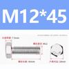 Tornillos Hexagonales Externos de Acero Inoxidable 304 Totalmente Roscados Pernos de Cabeza Hexagonal M4M5M8M10M12M14M16 Tornillos