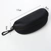 Estuche de Cuero con Cremallera para Gafas, Bolsa Portátil de Almacenamiento, Solución Limpiadora de Lentes, Set Combinado de Varios Accesorios para Gafas