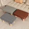 Banquillo de Madera Maciza Taburete Pequeño Taburete Doméstico Sofá Taburete Bajo Reposapiés Sala de Estar Reposapiés Taburete Debajo de la Mesa Reposapiés Fábrica