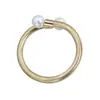 Joyería Transfronteriza Europea y Americana, Gargantilla Pulsera de Cadena Hueso de Serpiente Vintage con Perlas, Exagerado Diseño de Doble Perla, Gargantilla de Alta Gama
