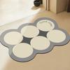 Alfombrilla Absorbente de Tierra de Diatomeas para Baño, Alfombrilla Antideslizante para Baño, Alfombra para el Hogar, Alfombrilla de Secado Rápido para la Entrada del Inodoro