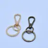 81358 Anillo de gancho para llavero de 49 mm bronce dorado