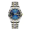 Reloj de cuarzo LIGE/Lige nuevo para hombre, de negocios, multifuncional, luminoso, impermeable, doble calendario, reloj elegante, todo negro