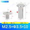 Fijaciones Biseladas en Forma de Cruz de Acero Inoxidable 304 M1.6~M3.5 Remaches de Enganche Estándar Nacional Tornillos para Muebles