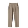 Pantalones cortos de verano para madres, de seda fina, informales, holgados y rectos, para mujeres de mediana edad y mayores.