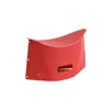 Taburete Plegable de Plástico Mini Taburete de Viaje Moderno al Aire Libre Viaje en Tren Taburete Portátil Ultra Delgado Tipo Papel Taburete Bajo