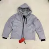 Ganso Transfronterizo Polar Exterior Diseño Clásico Chaqueta Abrigo de Algodón Unisex Resistente al Viento con Capucha y Ajuste de Cordón
